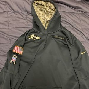 Baltimore Ravens Nike Salute to Service Hoodie